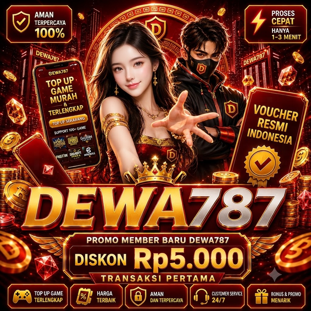 Promo member baru DEWA787, diskon Rp5.000 transaksi pertama